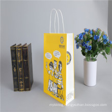 Four Color Print Kraft Bag Direct Factory Paper Gift Bag